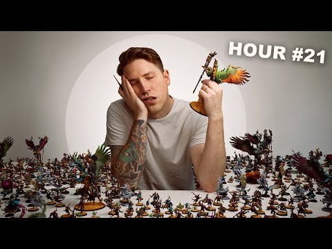 2 artists, 2 armies - 24 hour Warhammer marathon