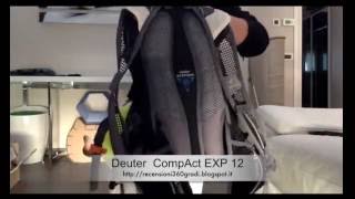 Deuter Compact EXP 12 / steel-papaya - відео 2