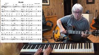 Azure (1) - Jazz guitar &amp; piano cover ( Duke Ellington )