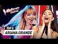 ARIANA GRANDE songs in The Voice