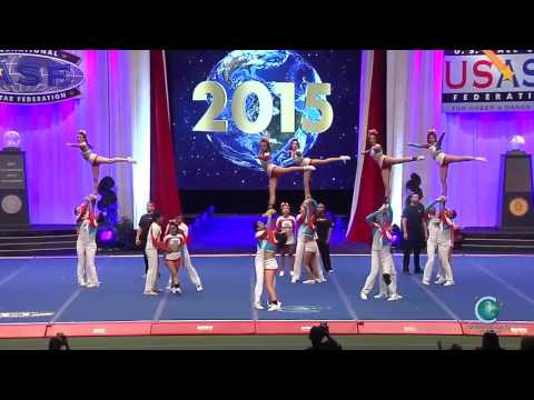 Cheer Academy Guatemala   Pegasos All Stars Guatemala 2015 International Open Coed 5 Finals