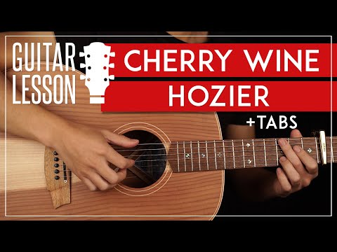 Cherry Wine Guitar Tutorial 🍒🍷 Hozier Guitar Lesson |Fingerpicking + TAB|