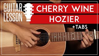 Cherry Wine Guitar Tutorial 🍒🍷 Hozier Guitar Lesson |Fingerpicking + TAB|