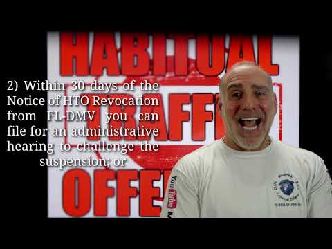 350) Can I get a License if I am a Habitual Traffic Offender / HTO in FL? ~ #HaberPA Miami Lawyer