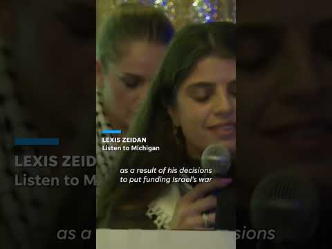 Arab Americans in Michigan protest Biden with 'uncommitted' votes Shorts