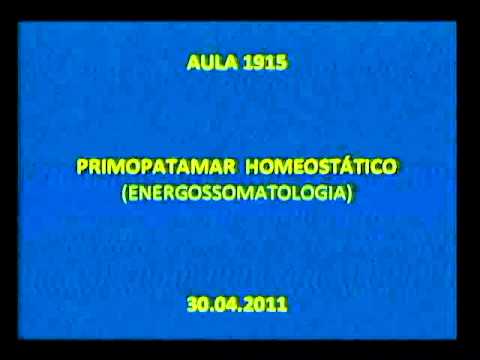 Priomopatamar homeostatico (Energossomatologia) - Waldo Vieira - CEAEC -  Tertúlia Aula - 1915