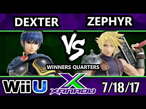 S@X 211 - Dexter (Marth, Corrin) Vs. Zephyr (Cloud) - SSB4 Winners Quarters - Smash Wii U