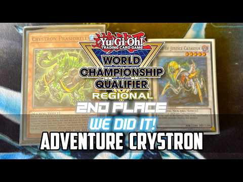 Yugioh WCQ Regional 2nd Place | Adventure Crystron Deck profile | GETTING A GAME LOSS 💀