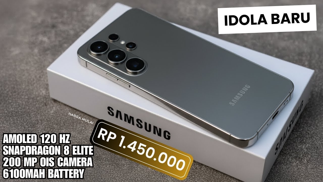 BARU SAJA DIRILIS‼️RAM 16/512 GB, 200 MP, 6100mAh - HP SAMSUNG TERBARU NOVEMBER 2025