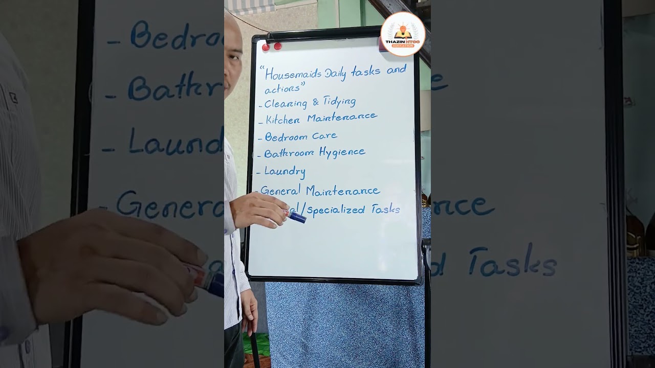 𝐇𝐨𝐮𝐬𝐞𝐦𝐚𝐢𝐝𝐬 𝐃𝐚𝐢𝐥𝐲 𝐓𝐚𝐬𝐤𝐬 𝐚𝐧𝐝 𝐀𝐜𝐭𝐢𝐨𝐧𝐬   #thazinhtoo_education #job#housemaids #singapore #dubai #oman