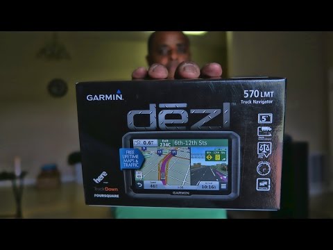 Why I'm Using the Garmin 570LMT Truck GPS & (UnBoxing)