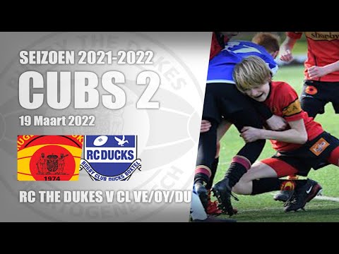 RC The Dukes Cubs 2 V CL Vets/Oysters/Ducks CU 1 - 19 Mrt 2022 | Rugby U14