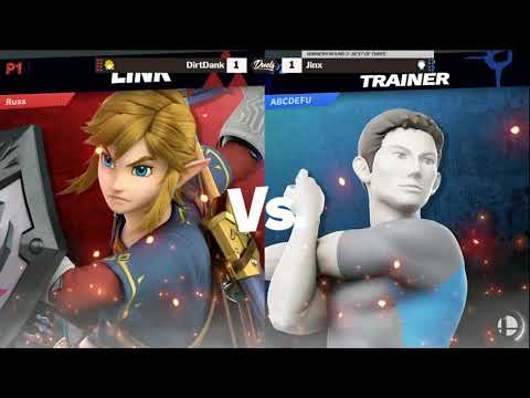 DDD 25 SSBU WR3 - DirtDank (Link) vs Jinx (Wii Fit Trainer)