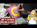 How To Customize Boxing Gloves The Simpsons Inspired Angelus Paint