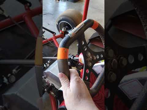 Racing Kart, Camber / Toe Hack. prevent bind without grease plates.