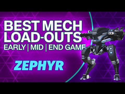 Best Mech Load-outs - Zephyr | Best Weapons for Zephyr Guide | Mech Arena