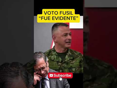 Voto fusil fue evidente, dijo comandante de las Fuerzas Armadas #politica #noticia #delaespriella