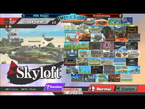 Smash 4 Wars 53 -  HBA Shippo (Sheik) vs VoMdotmpeg (Yoshi, ZSS) Loser's Bracket