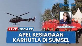 Menteri LH Pimpin Apel dan Simulasi Karhutla di Sumsel yang Tetapkan Status Siaga Darurat Asap