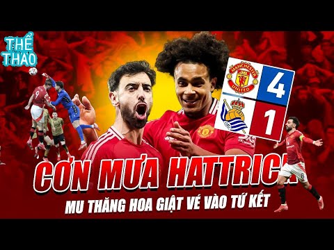 Bruno Fernandes Tỏa Sáng Với Hat-trick Đầu Tiên|MU Vào Tứ Kết Europa League 2025