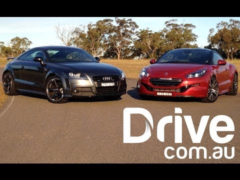 Peugeot RCZ-R vs. Audi TT Videovergleich | Drive.com.au