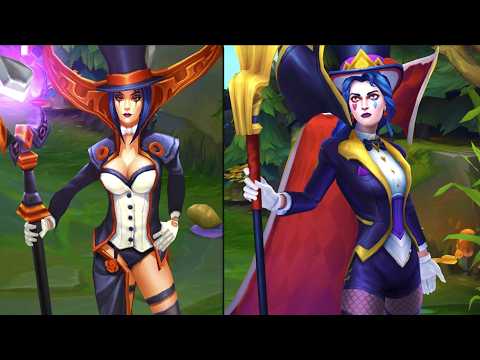 LEBLANC REWORK ALL SKINS COMPARISON OLD VS NEW - League of Legends