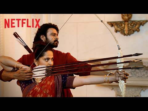 Baahubali & Anushka Shetty’s MIND-BLOWING Arrow Fight Scene 🔥🏹 | Baahubali: The Epic | Netflix