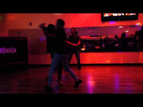 Johnny Vazquez social dancing before Seattle Salsa Congress 2015