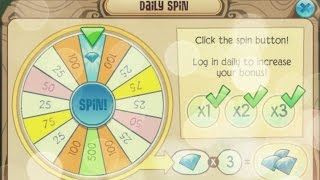 Animal Jam | HOW TO GET DIAMONDS ON THE DAILY SPIN