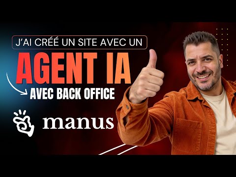 J'ai créé un site internet complet avec Manus - Agent IA incroyable pour planifier des tâches !
