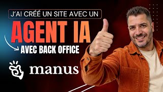 J'ai créé un site internet complet avec Manus - Agent IA incroyable pour planifier des tâches !