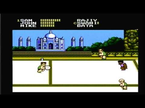 Super Dodge Ball Perfect Run on Difficult Nes Nintendo (no damage)