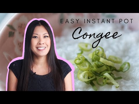 White Congee (粥) - instant pot rice porridge recipe - basic plain recipe - Part 1! 🍚🍚🍚