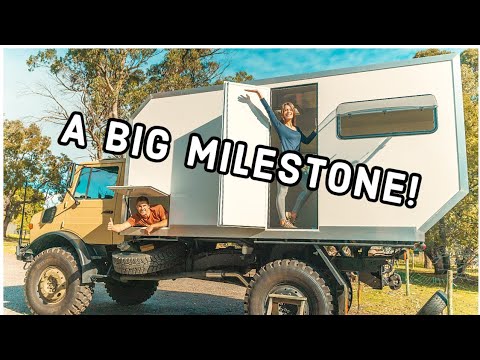 OUR DIY CAMPER IS LOCKABLE! GME UHF Install & Wiring - DIY Expedition Vehicle/Caravan #18