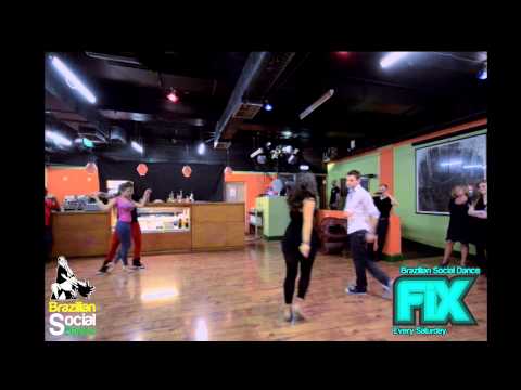 Zouk at FIX - Demo with  Julia & Jonny  - Pedrinho & Linda