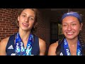 Leander Spartans - AAU National Champion 4 x400m 16&Under Girls Milesplit Interview (From right to left - Victory - Autumn - Elizabeth - Hali)