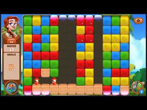 Lost Island Blast Adventure Level 24 - NO BOOSTERS 🏝️ | SKILLGAMING ✔️