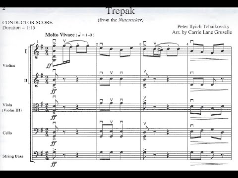 Trepak arranged by Carrie Lane Gruselle