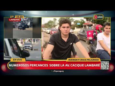 Transeúntes alertan sobre peligrosos cruces en la avenida Cacique Lambaré
