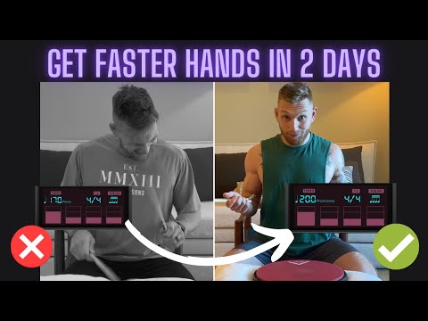 Single Stroke Roll Exercise to Increase Hand Speed in Six Minutes!