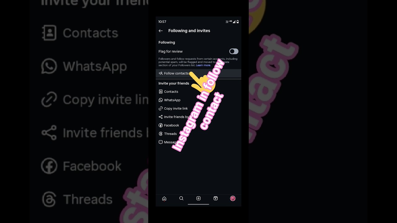 instagram me follow contacts kaise dekhe/Instagram in follow contact#shorts#youtube#instagram#viral