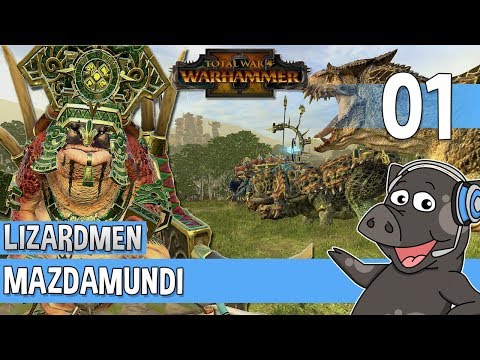 LETS GET PREHISTORIC! - Total War Warhammer 2 - Lizardmen Campaign - Mazdamundi #1