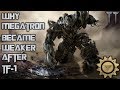 Why Did Megatron Become Weaker After TF 1