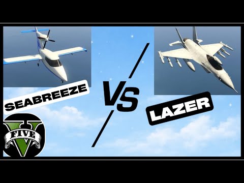 Seabreeze vs LAZER Jet 🔥 Epic Air Dogfight in GTA 5 | Who Wins?!