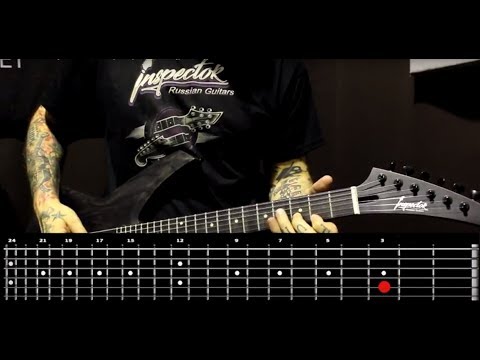 Sasha Rock'n'Roll guitar lessons - Billy Idol (White Wedding) видео урок №13 tutorial