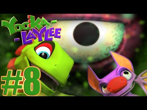 Yooka - Laylee Gameplay Walkthrough Part 8 World 3 Boss - 100 % Walkthrough