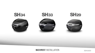 SHAD Vrchní kufr na motorku SH34 Karbon