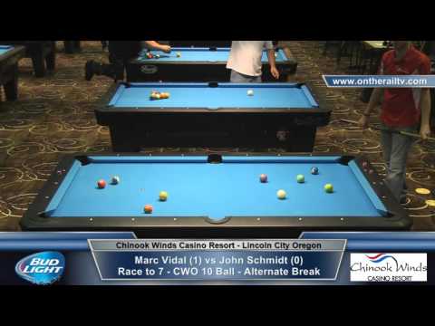 CWO 10 Ball - Marc Vidal vs John Schmidt