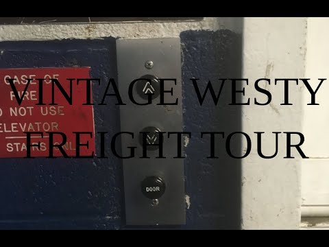 Freight elevator tour – 3 vintage Westinghouse elevators – Nova Pl. Concourse – Pittsburgh, PA