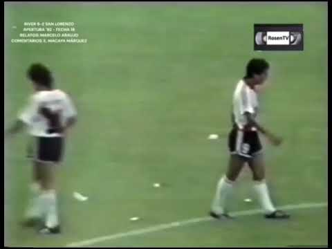 Ramón Diaz (River Plate) - 13/12/1992 - River Plate 5x2 San Lorenzo - 1 gol